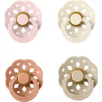 BIBS Boheme - Maat 1 - Blossom, Peach, Ivory & Vanilla - Fopspeen - 4 stuks