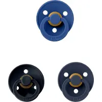 BIBS fopspeen 6-18 maand set 3 stuks Deep Space, Petrol en Black maat 2