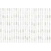 Wicotex Vliegengordijn Charlotte 90x220cm wit Wit PVC Deurhor