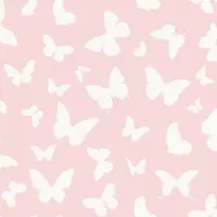 Origin Wallcoverings behang vlinders glanzend roze en wit - 347691 - 0,53 x 10,05 m