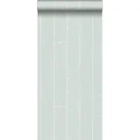 Origin Wallcoverings behang verweerde houten planken mintgroen - 53 cm x 10.05 m - 347540