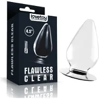 Lovetoy - Transparante Buttplug - Flawless - 11.5 x 6 cm