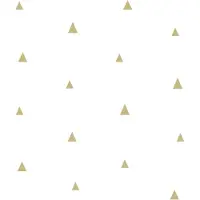 Origin Wallcoverings behang grafische driehoeken wit en goud - 347680 - 0,53 x 10,05 m