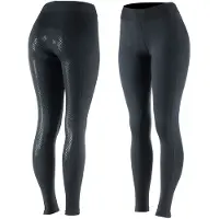 HORZE Madison Siliconen Zitvlak Tights, dames, Black, 34