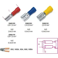 Oem Marine Female Lamellar End Cap 50 Units Goud 6.3 mm