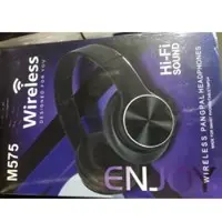 HBS Wireless M575 Over-ear Koptelefoon (zwart) - Draadloze Bluetooth Headset Met Hi-fi Geluid En Microfoon - Comfortabele Hoofdtelefoon Met Usb Oplaadkabel
