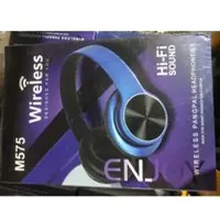 HBS Wireless M575 Over-ear Koptelefoon (blauw) - Draadloze Bluetooth Headset Met Hi-fi Geluid En Microfoon - Comfortabele Hoofdtelefoon Met Usb Oplaadkabel