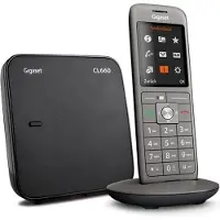 Gigaset CL660 Analog/DECT telephone Antraciet Nummerherkenning