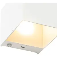 QAZQA Wandlamp wit incl. LED en touch dimmer oplaadbaar - Joris