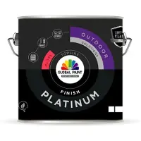Global Paint Platinum Finish Gloss | Hoogglans Lakverf Buiten 1 LTR - Kleur|1|2
