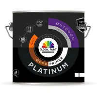 Global Paint Platinum Woodprimer | Grondverf Buiten 2,5 LTR - Kleur|1|2