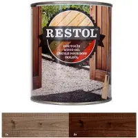 Restol Houtolie Zijdeglans Donkereiken 2,5 LTR