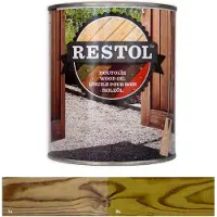 Restol Houtolie Zijdeglans Tuinhoutgroen 5 LTR