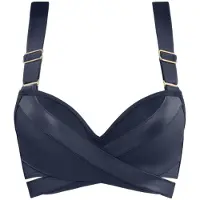 Marlies Dekkers Cache Coeur Steel Grey Push Up Bikini Top Size: 75C | Bikinis Outlet | Dames | Grijs