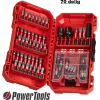 Milwaukee Impact Bitset Shockwave 70-delig