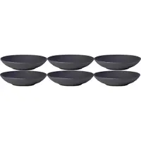 Villeroy & Boch Schaal Manufacture Rock Plat 24 cm (6-Delig)