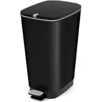Curver Chic Bin - Pedaalemmer 30L - Vingerafdrukvrij - Zwart