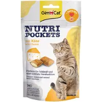 GimCat 6x 60g GimCat Nutri Pockets Kaas Kattensnacks