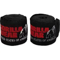 Gorilla wear Boksbandages - Zwart - 4m