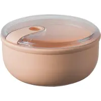 Omada Lunchbox Pull Box Rond Roze 750 ml