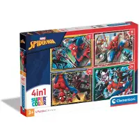 Clementoni Supercolor 4-in-1 - Marvel Spider-Man, Puzzel