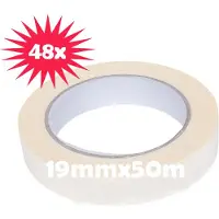 Veba 48 stuks Masking tape 19mmx50m vd