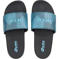 Beco badslippers - unisex - blauw/zwart - maat 37