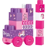 DOLU Unicorn 20 Stuks Jumblocks Bouwblokken in Tas 2550