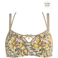 Marlies Dekkers Mambo Amalfi Lemon Print Plunge Balcony Bra Size: 70E | Bras Outlet | Dames | Geel