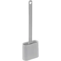 Aqualine Siliconen toiletborstel/houder, wit