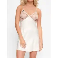 Lingadore Night Slipdress Powder Puff | Maat: XS | Kleur: Beige