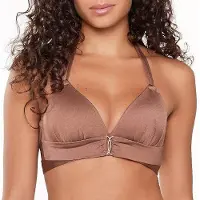 Lingadore Voorgevormde Bikinitop Nutshell | Maat: 85E | Kleur: Bruin