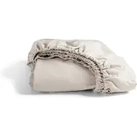 Cinderella - Weekend - Hoeslaken - 100% Katoen - 90x200 cm - Tot 25 cm matrashoogte - Zandkleur