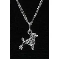 MOOYE ® - Collectie Zilveren Koningspoedel ketting hanger - klein