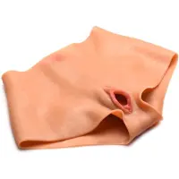 XR Brands Pussy Panties - Silicone Vagina and Ass Panties - L