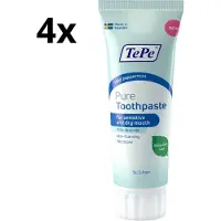 Tepe Pure Tandpasta Mild Peppermint - 4 x 75 ml - Voordeelverpakking