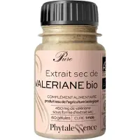 Phytalessence Pure Valeriaan Biologisch 60 Capsules