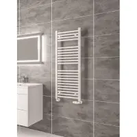 Eastbrook Biava multirail handdoekradiator 40x35cm 145W wit glans
