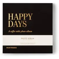 Printworks Fotoalbum HAPPY DAYS, zwart,