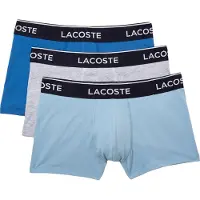Lacoste Boxershort Men 5H3389 Vaporous/Overview-Silver (Set van 3)-XXL