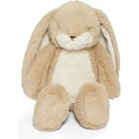 Bunnies By The Bay Floppy Nibble Konijn - Knuffeldier - Knuffel voor kinderen - Geborduurde details - Amandel - 34 cm
