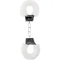 Ouch! – Plezier Fluwelen Handboeien voor Stoute Spellen – Wit