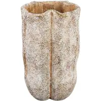 Ptmd collection PTMD Bloempot Roddie - 18x17x30 cm - Cement - Creme