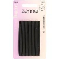 Zenner Elastieken Metal Free Zwart 15 stuks