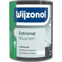 Wijzonol Muurverf Extramat 1 LTR - Wit