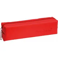Bombata etui Classic 19 x 5 cm kunstleer rood