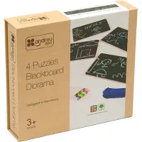 Andreu Toys ANDREU - 4 puzzels krijtbord