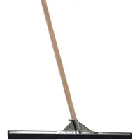 Betra Vloertrekker/douchetrekker voor water metaal/rubber 45 cm met houten steel 130 cm - Vloerwissers