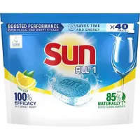 SUN Vaatwastabletten All-in-1 Lemon 40 Stuks