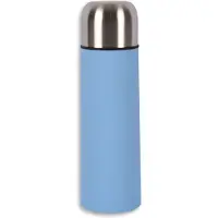 Discountershop 750 ml Vacuum Drinkfles | Ideale Thermosfles voor Onderweg en Kamperen | Lichtblauw/Blauw